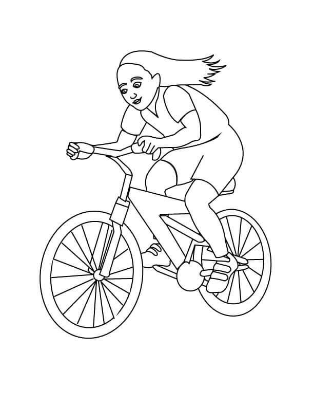 Desenho de Bicicletas para imprimir