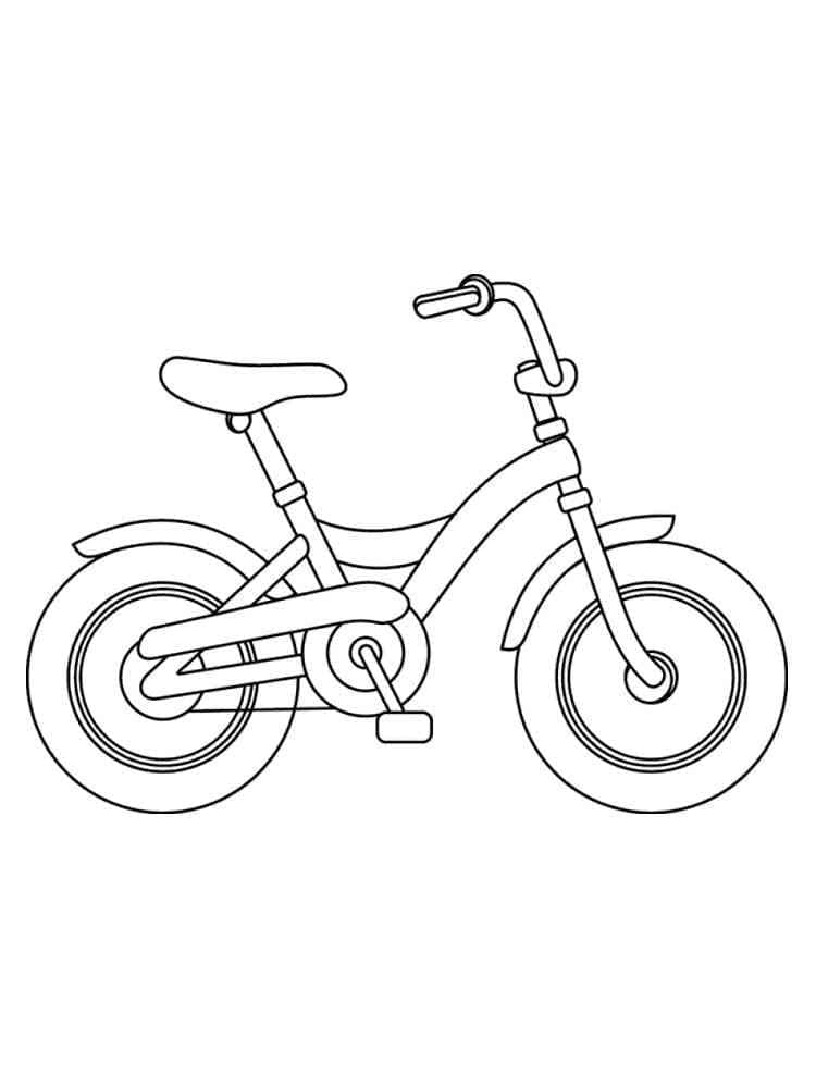 Desenho de Bicicletas para imprimir