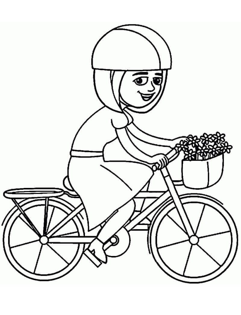Desenho de Bicicletas para imprimir