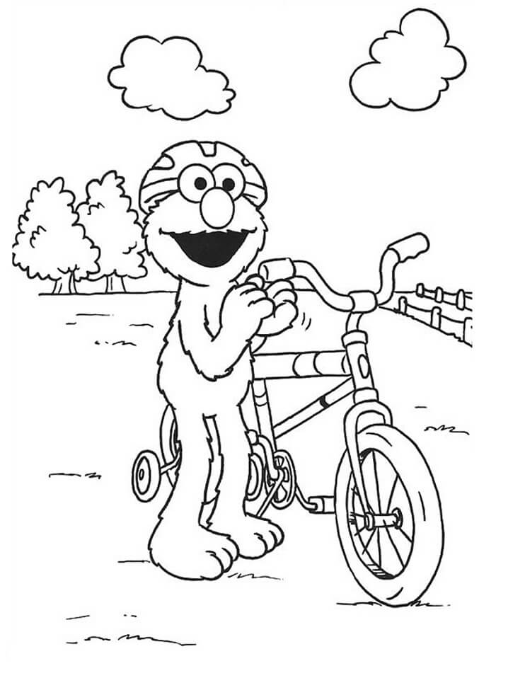 Desenho de Bicicletas para imprimir