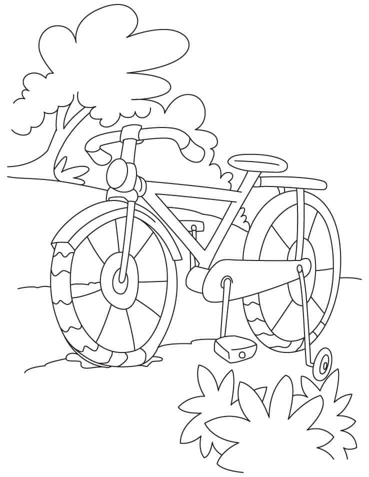 Desenho de Bicicletas para imprimir