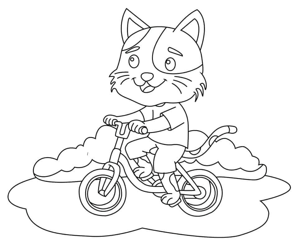 Desenho de Bicicletas para imprimir