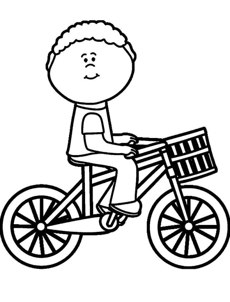 Desenho de Bicicletas para imprimir