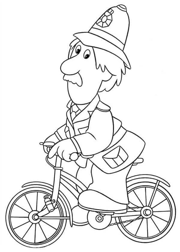 Desenho de Bicicletas para imprimir