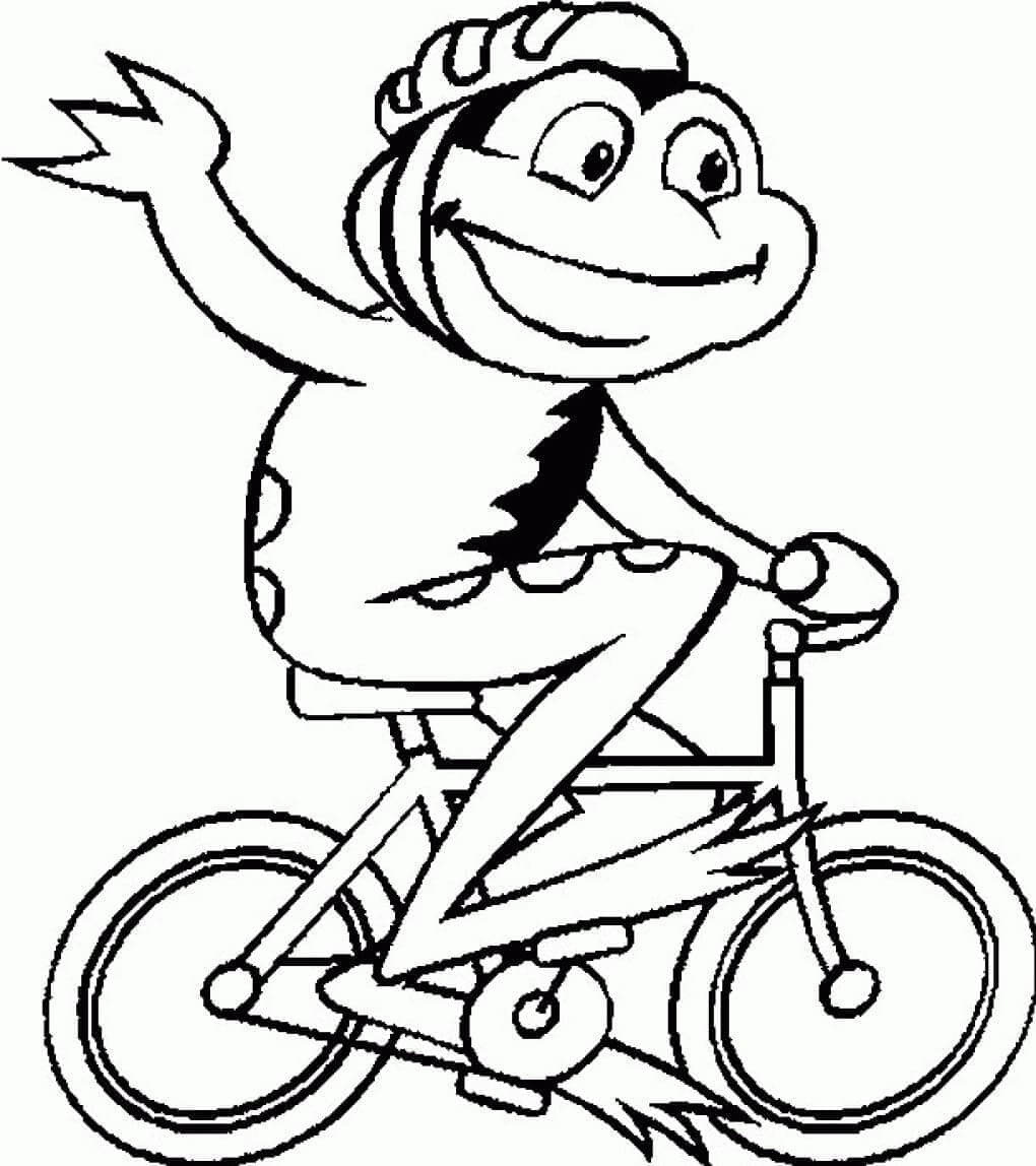 Desenho de Bicicletas para imprimir