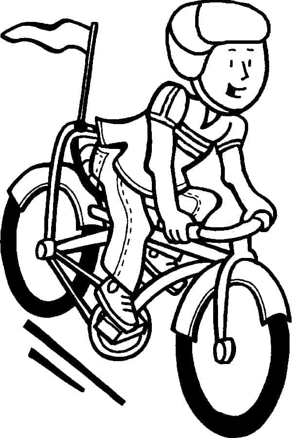 Desenho de Bicicletas para imprimir
