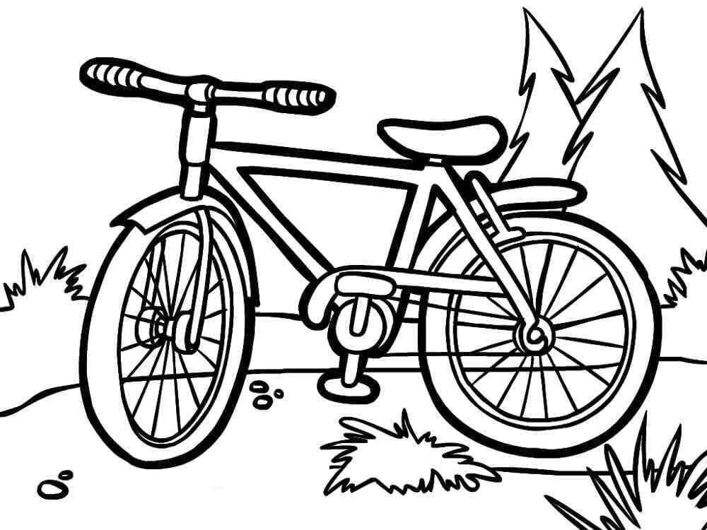Desenho de Bicicletas para imprimir