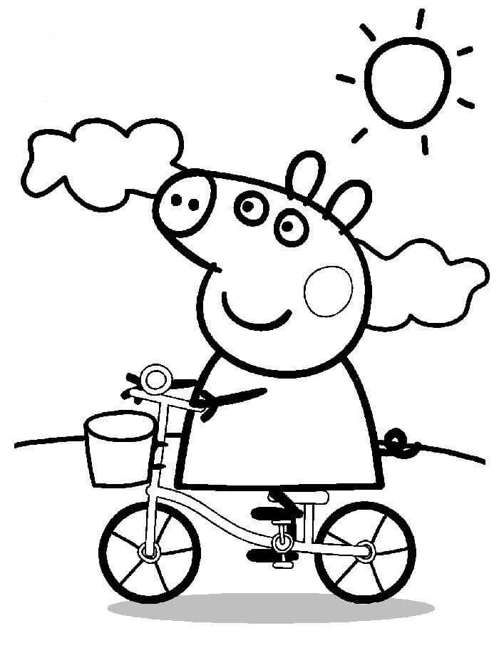 Desenho de Bicicletas para imprimir