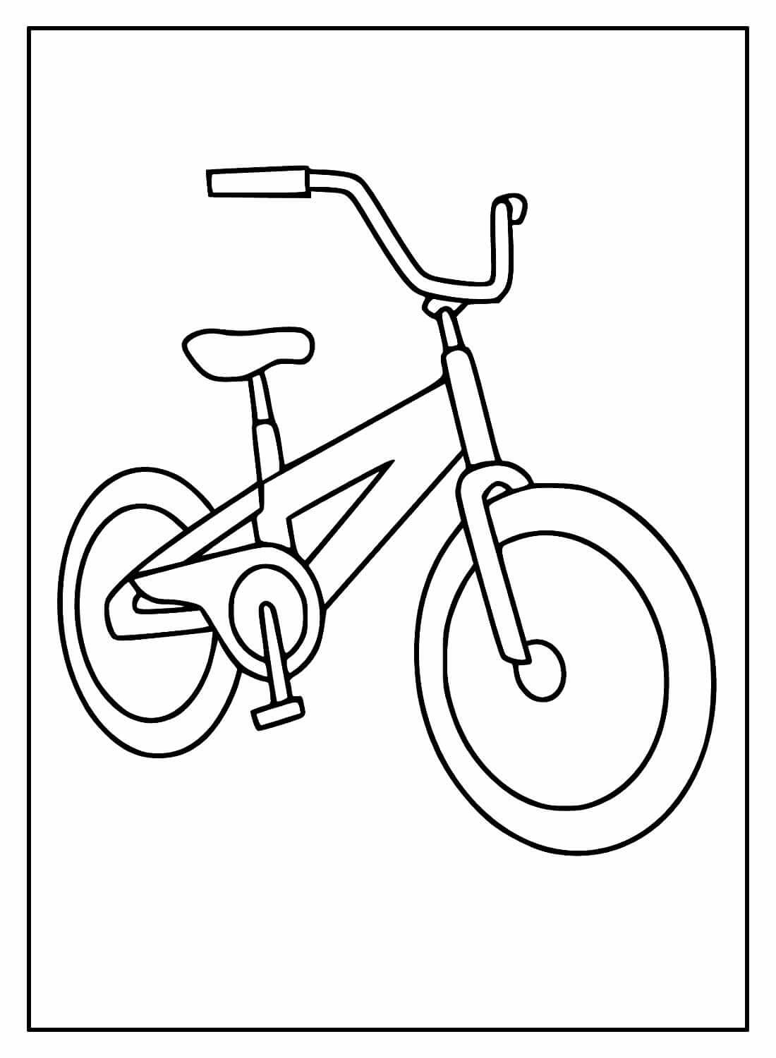 Desenho de Bicicletas para imprimir