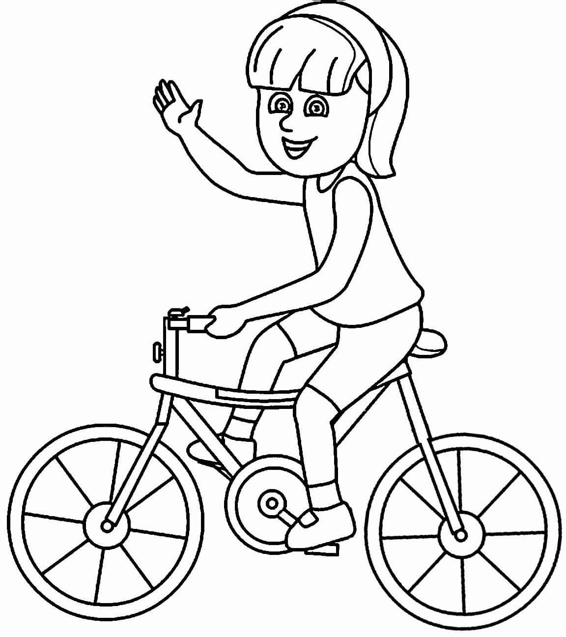 Desenho de Bicicletas para imprimir