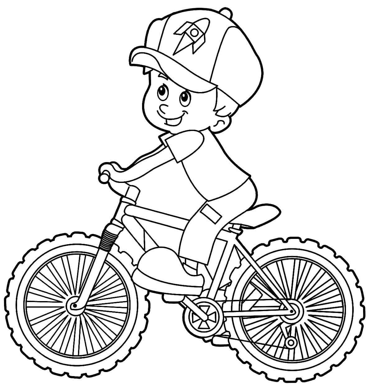 Desenho de Bicicletas para imprimir
