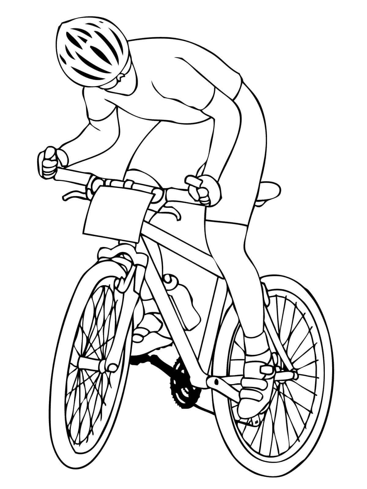Desenho de Bicicletas para imprimir