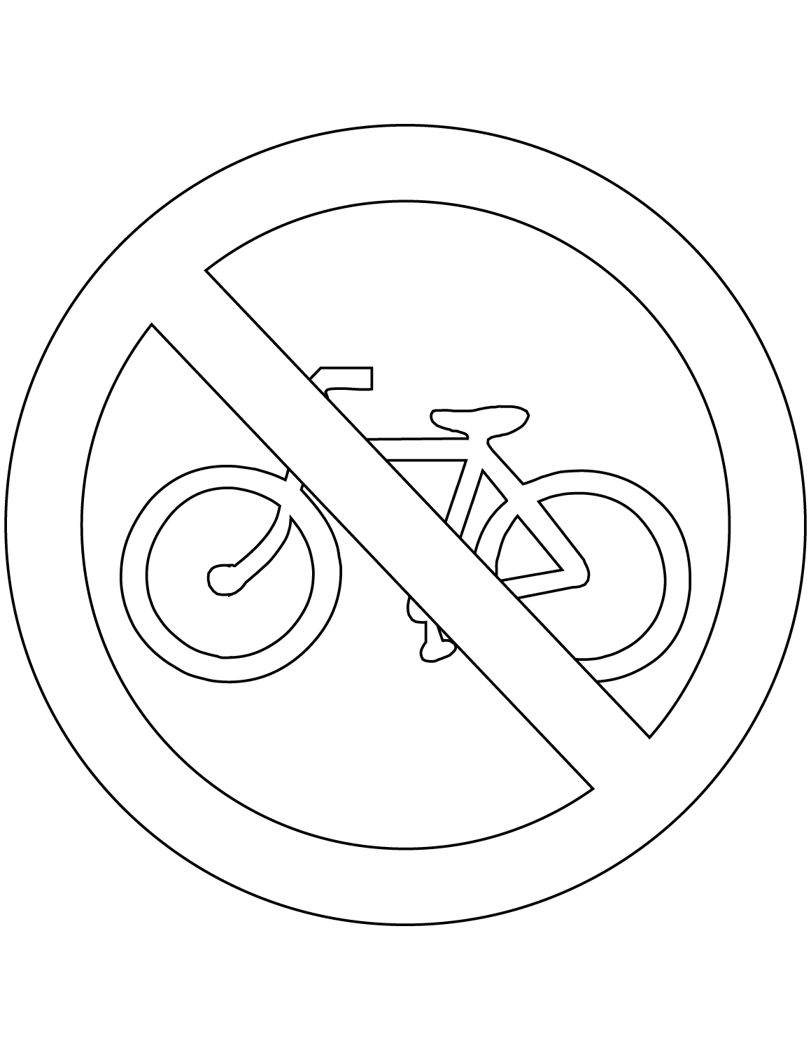 Desenho de Bicicletas para imprimir