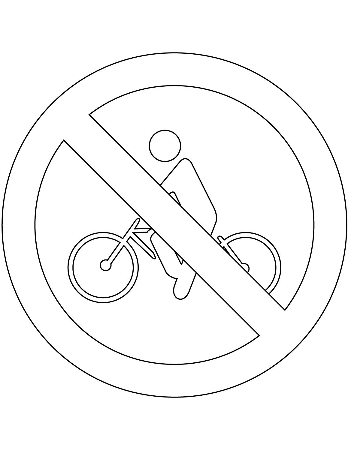 Desenho de Bicicletas para imprimir