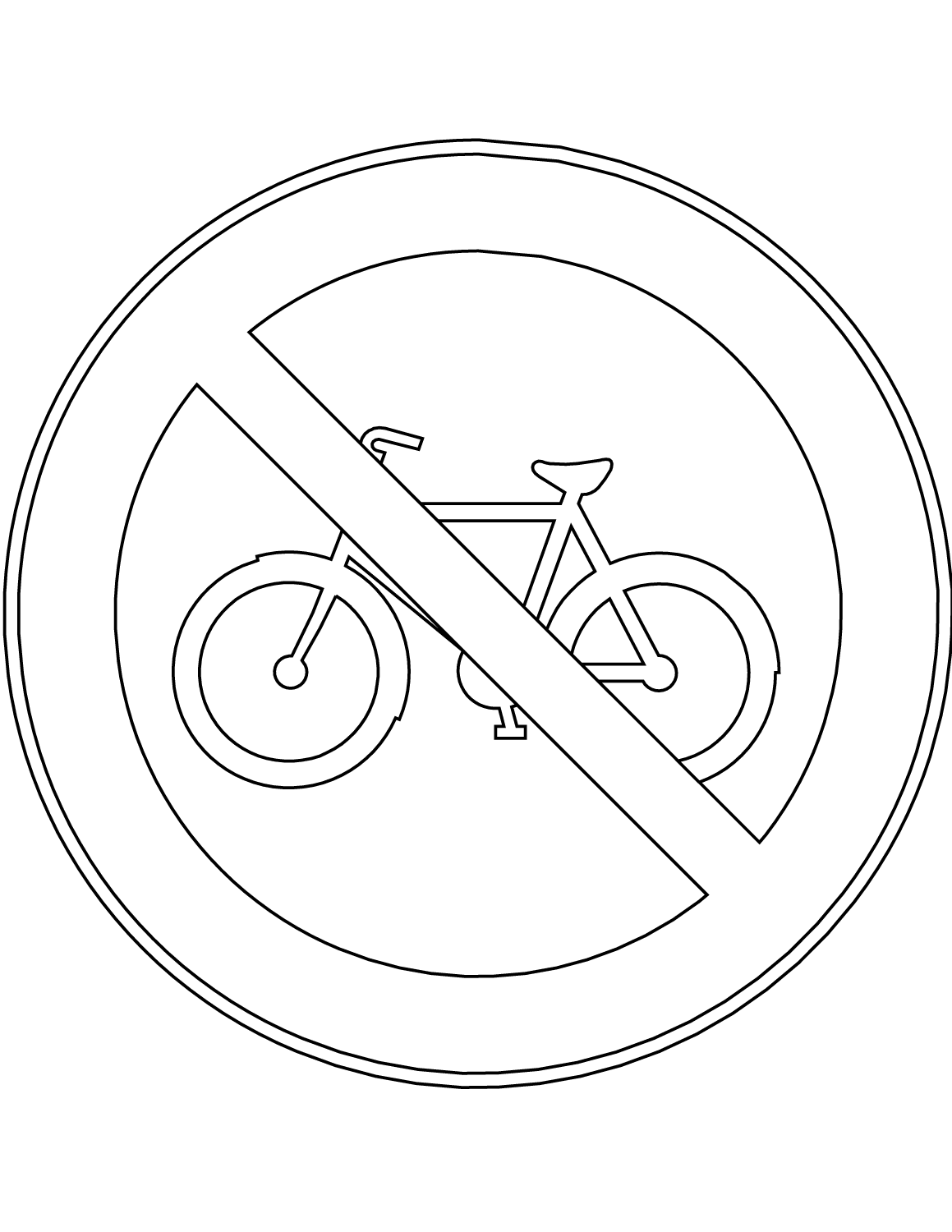 Desenho de Bicicletas para imprimir