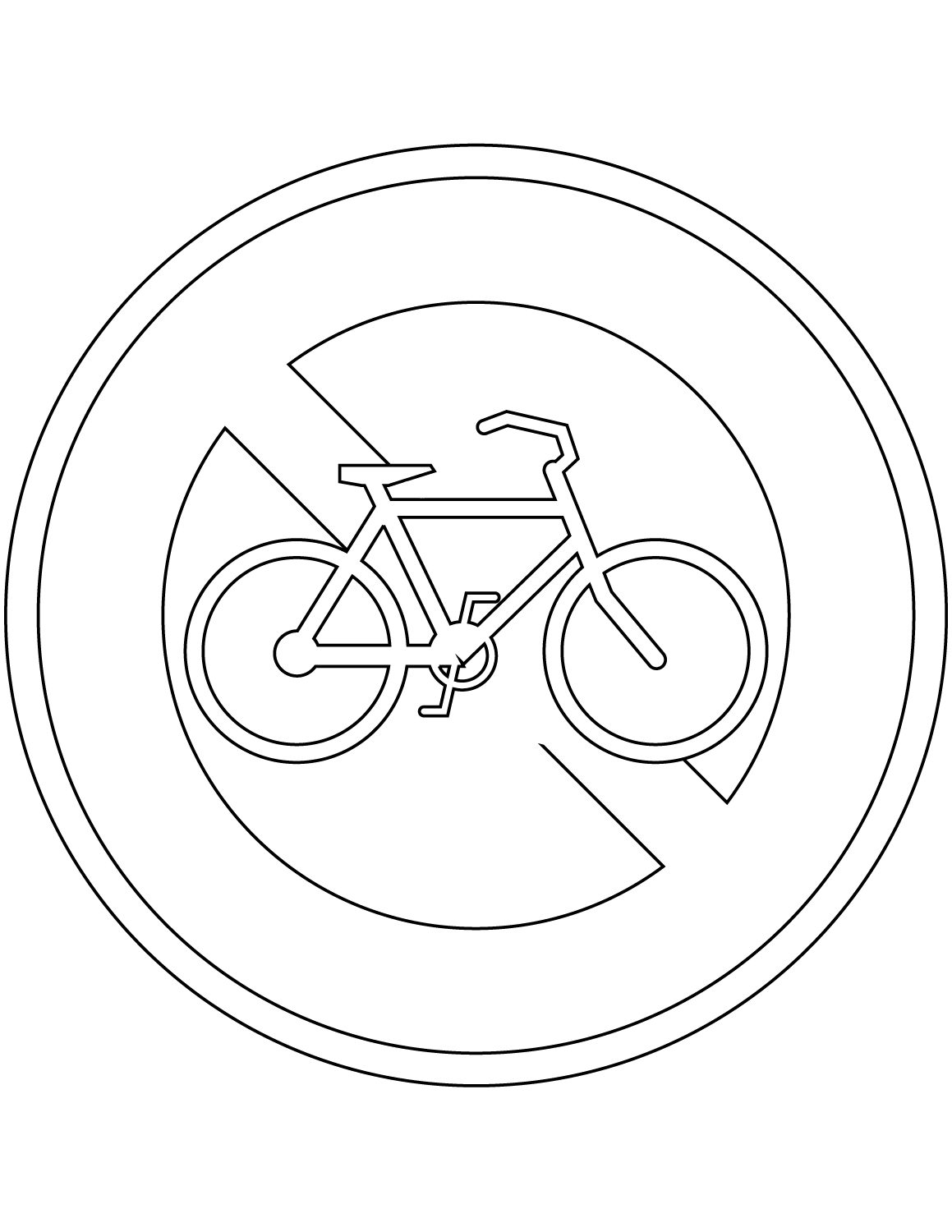 Desenho de Bicicletas para imprimir