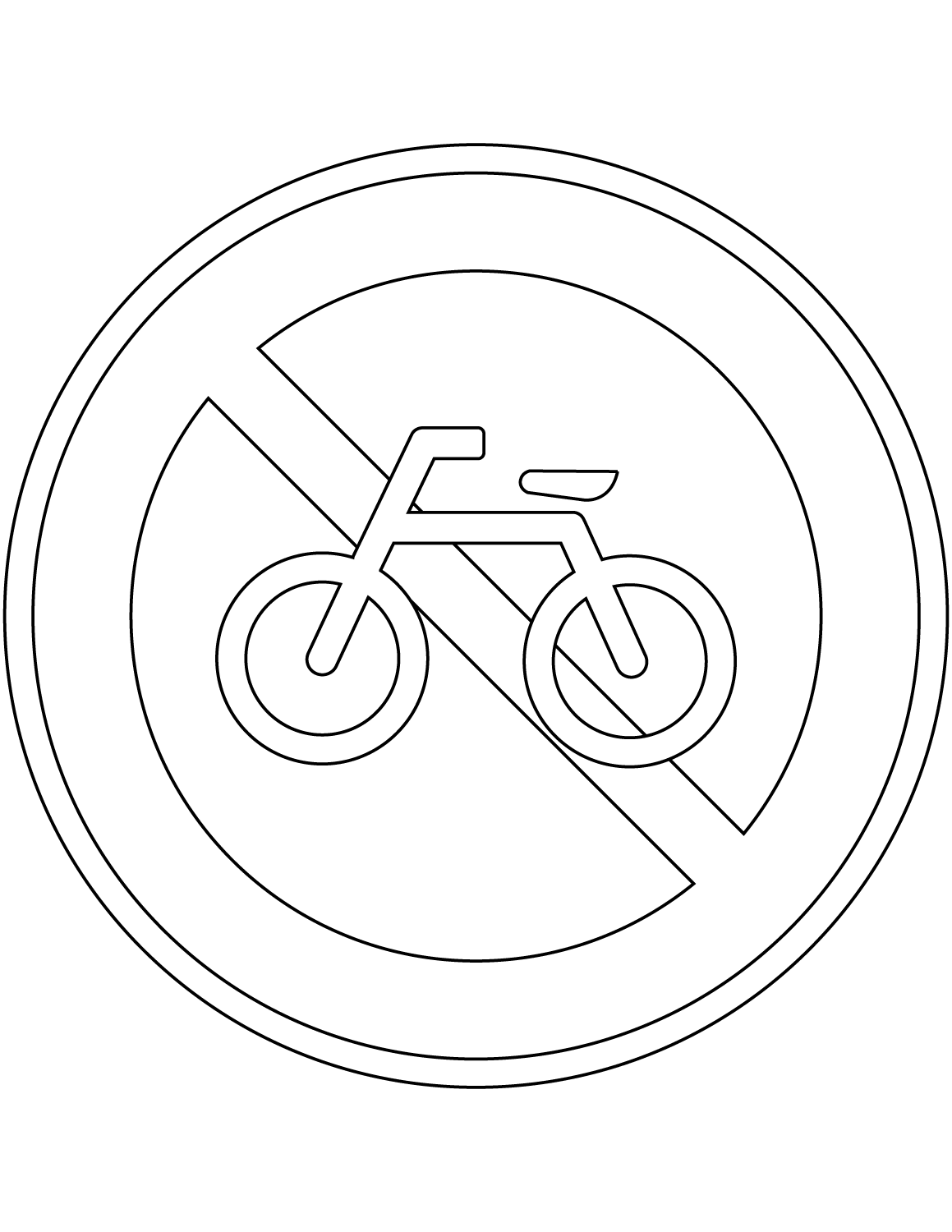 Desenho de Bicicletas para imprimir