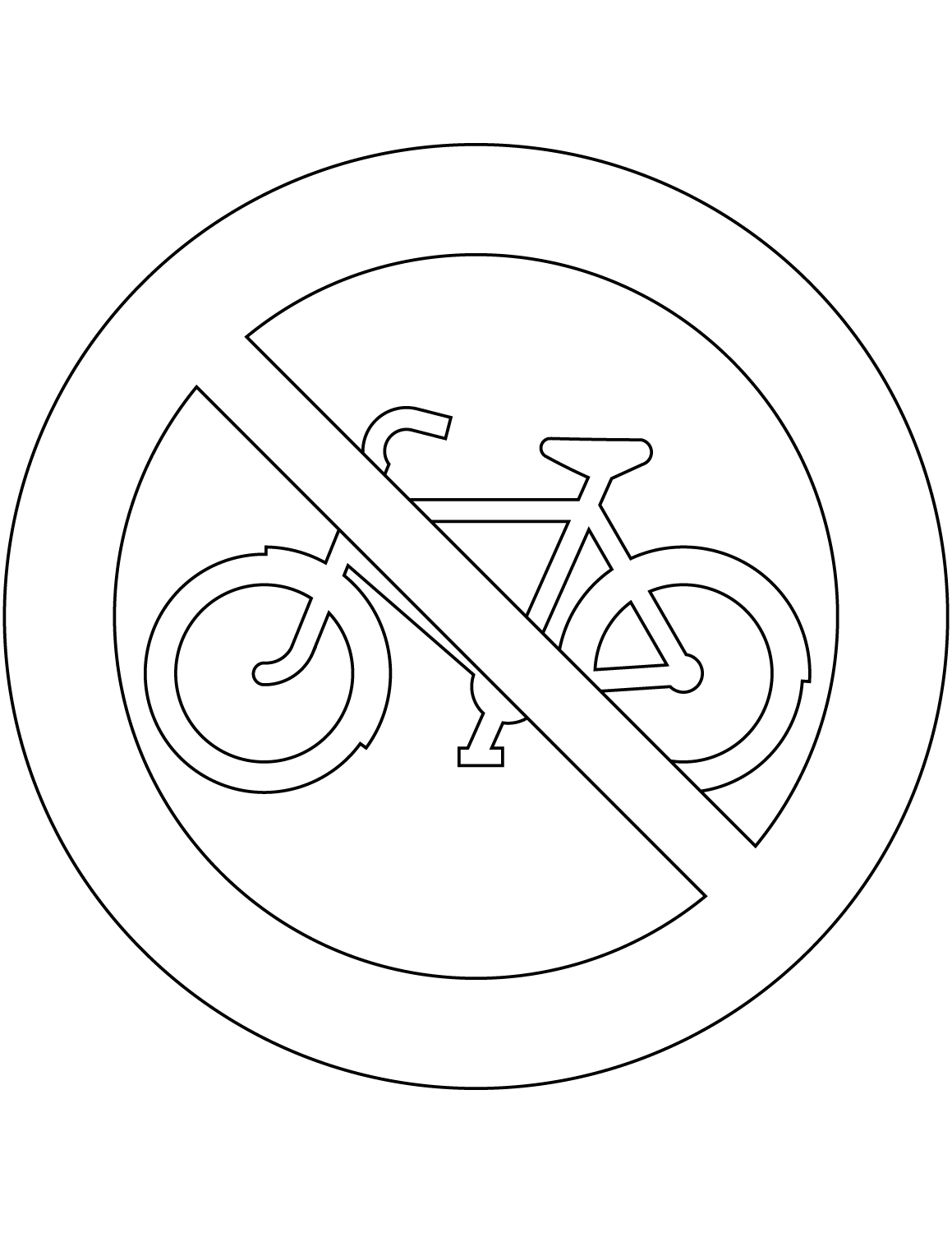 Desenho de Bicicletas para imprimir
