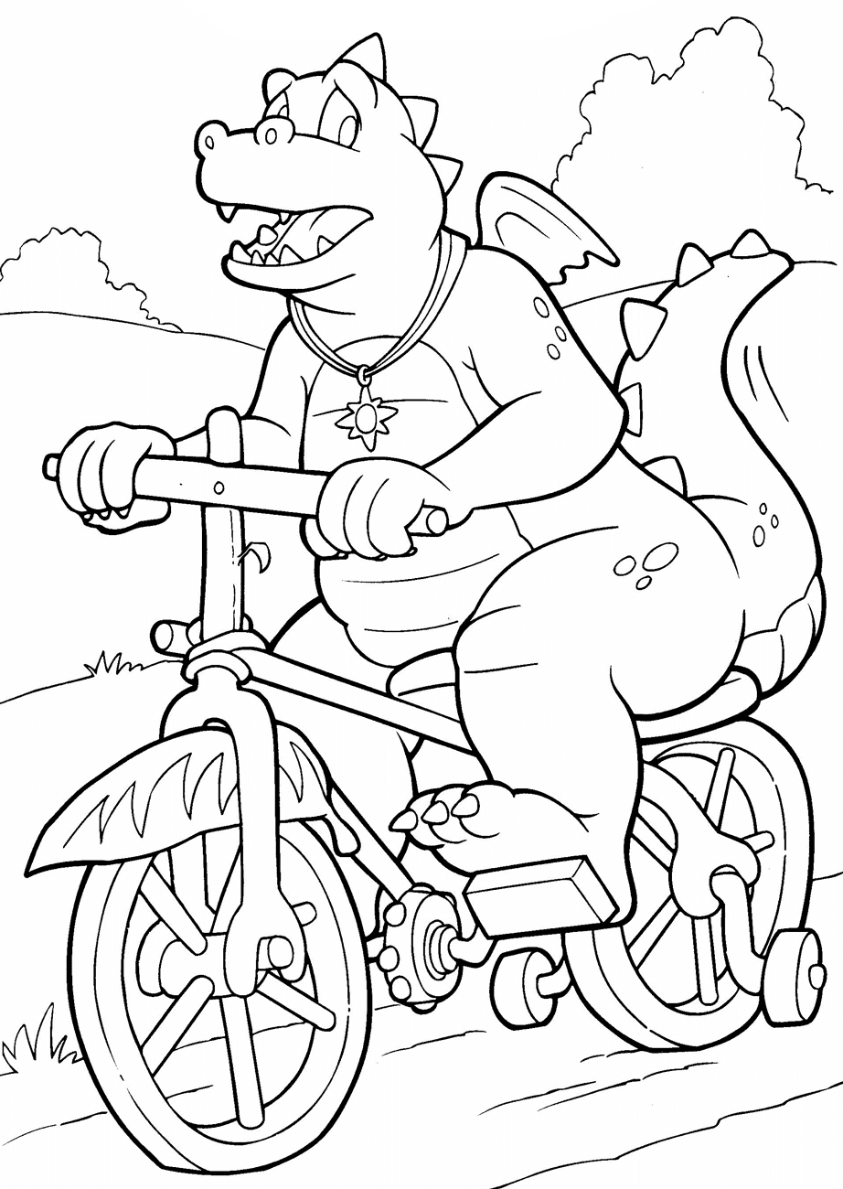 Desenho de Bicicletas para imprimir
