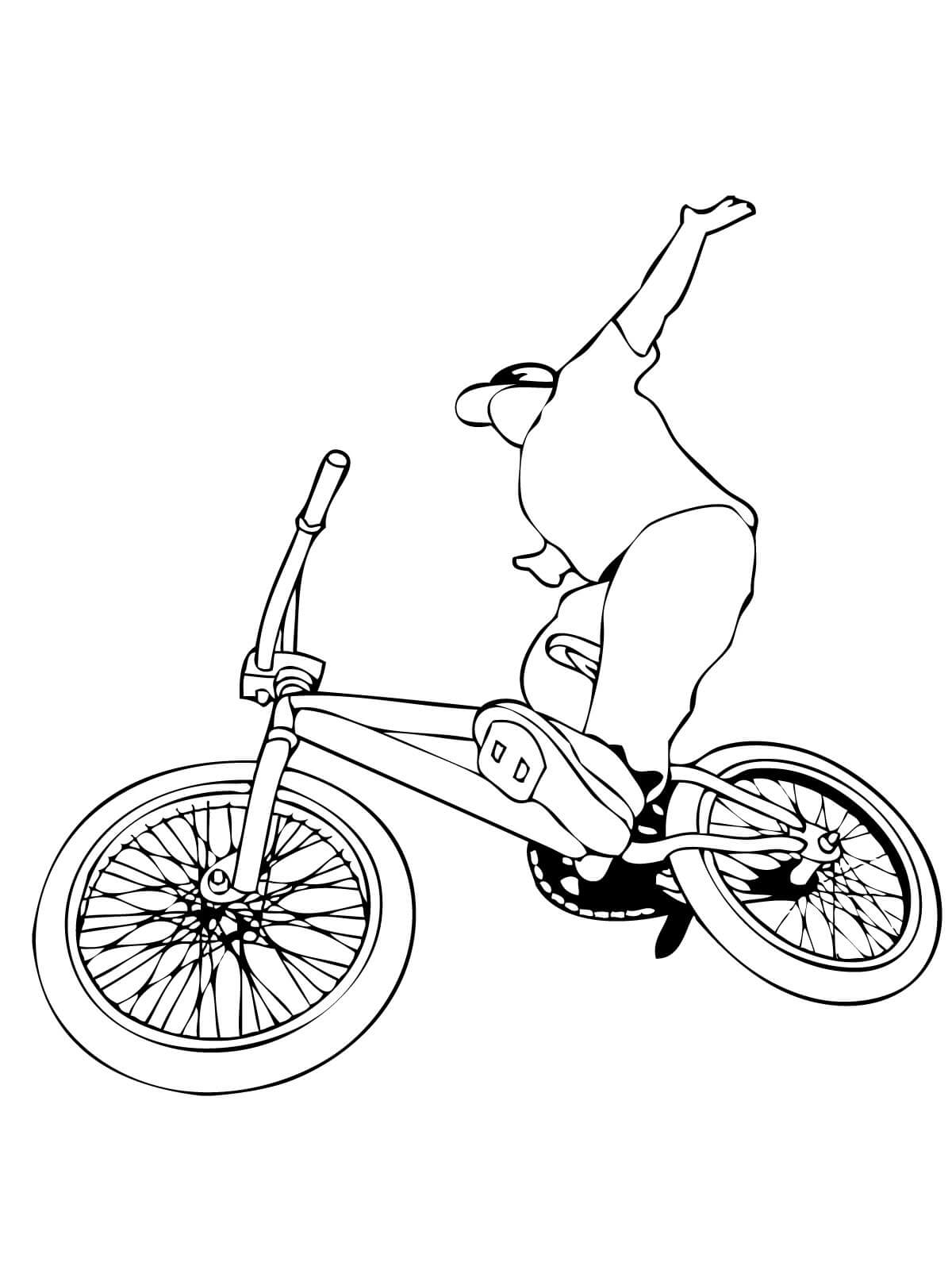 Desenho de Bicicletas para imprimir