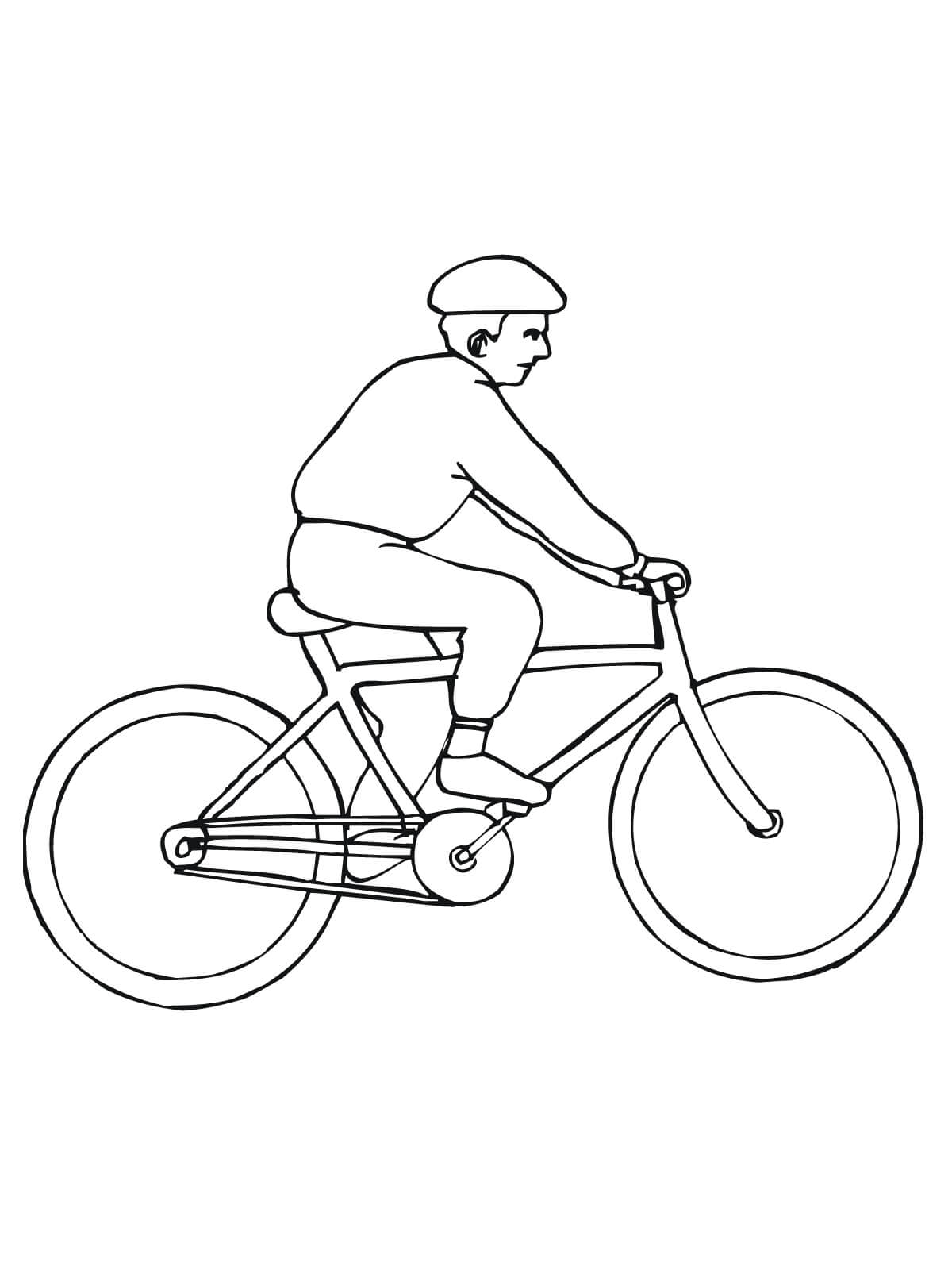 Desenho de Bicicletas para imprimir