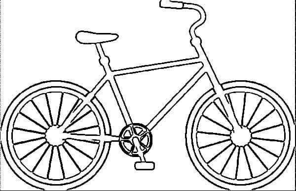 Desenho de Bicicletas para imprimir