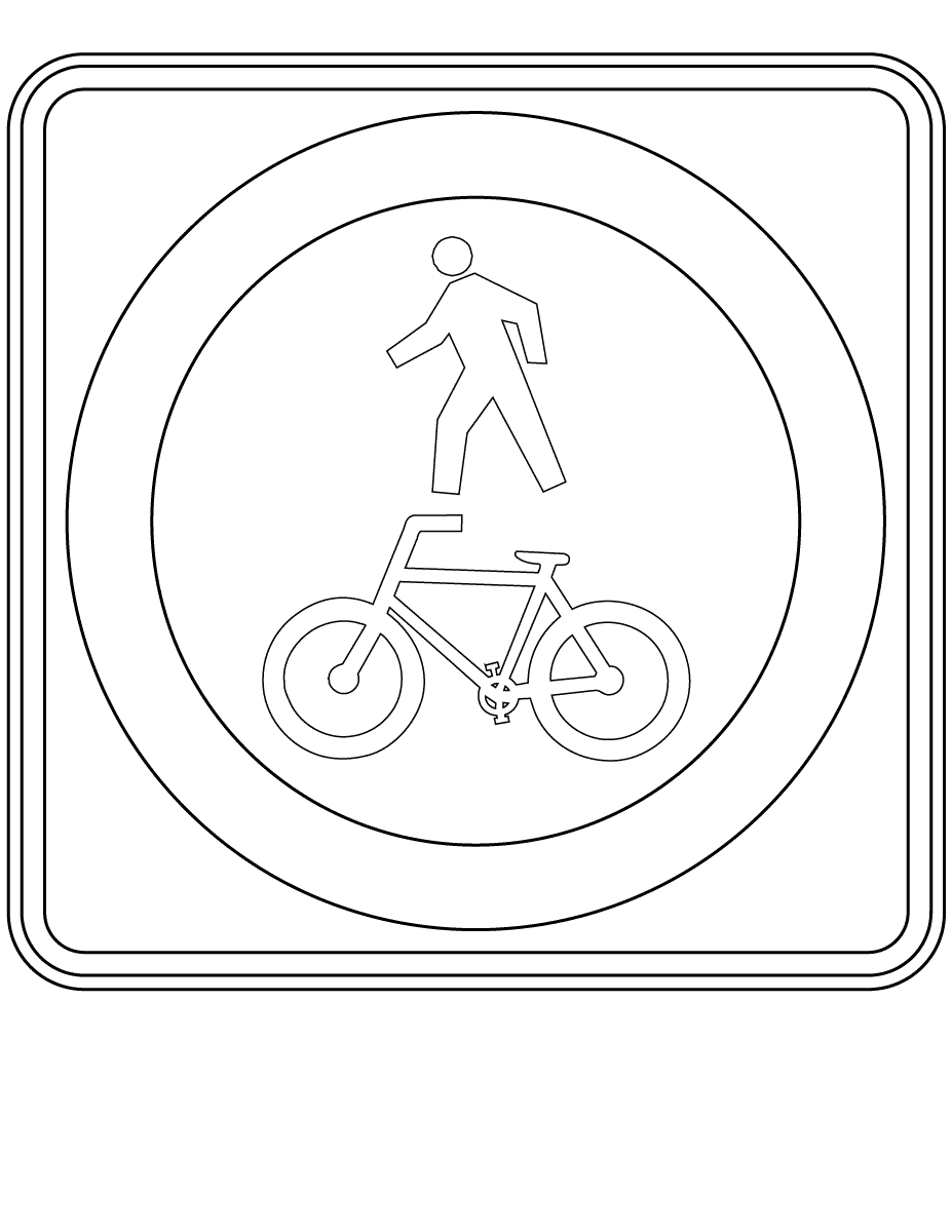 Desenho de Bicicletas para imprimir