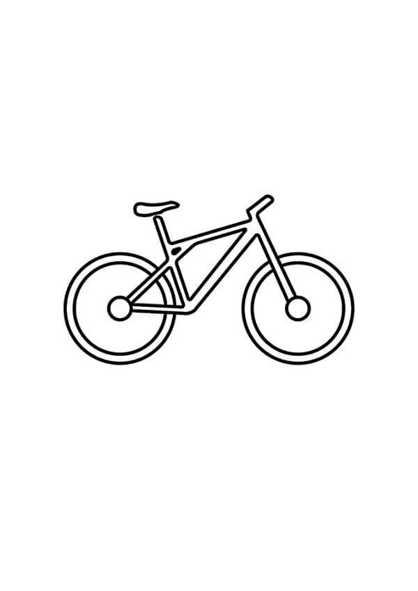 Desenho de Bicicletas para imprimir