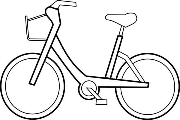 Desenho de Bicicletas para imprimir