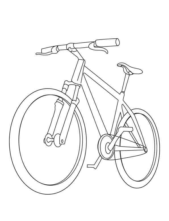 Desenho de Bicicletas para imprimir