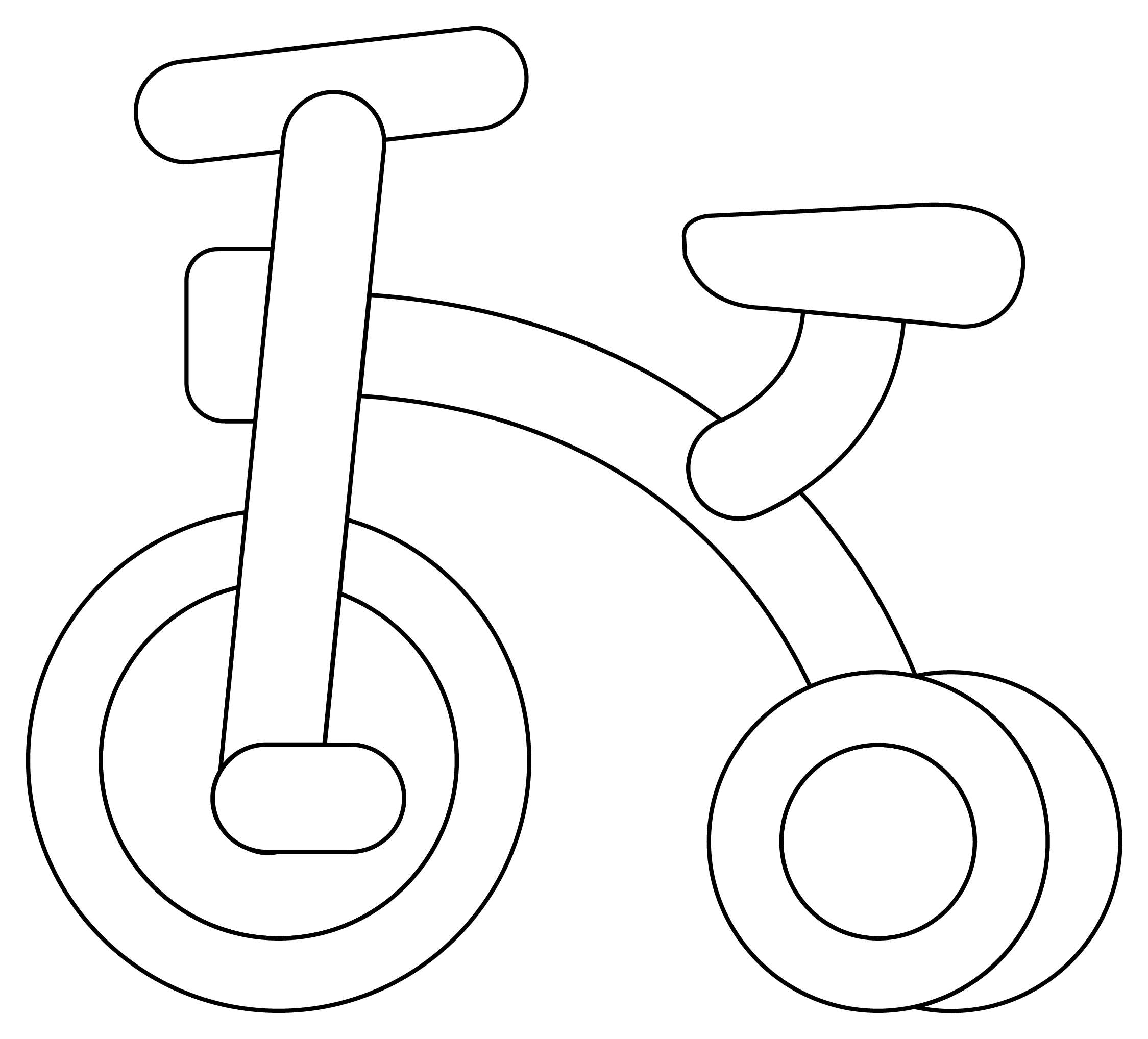 Desenho de Bicicletas para imprimir