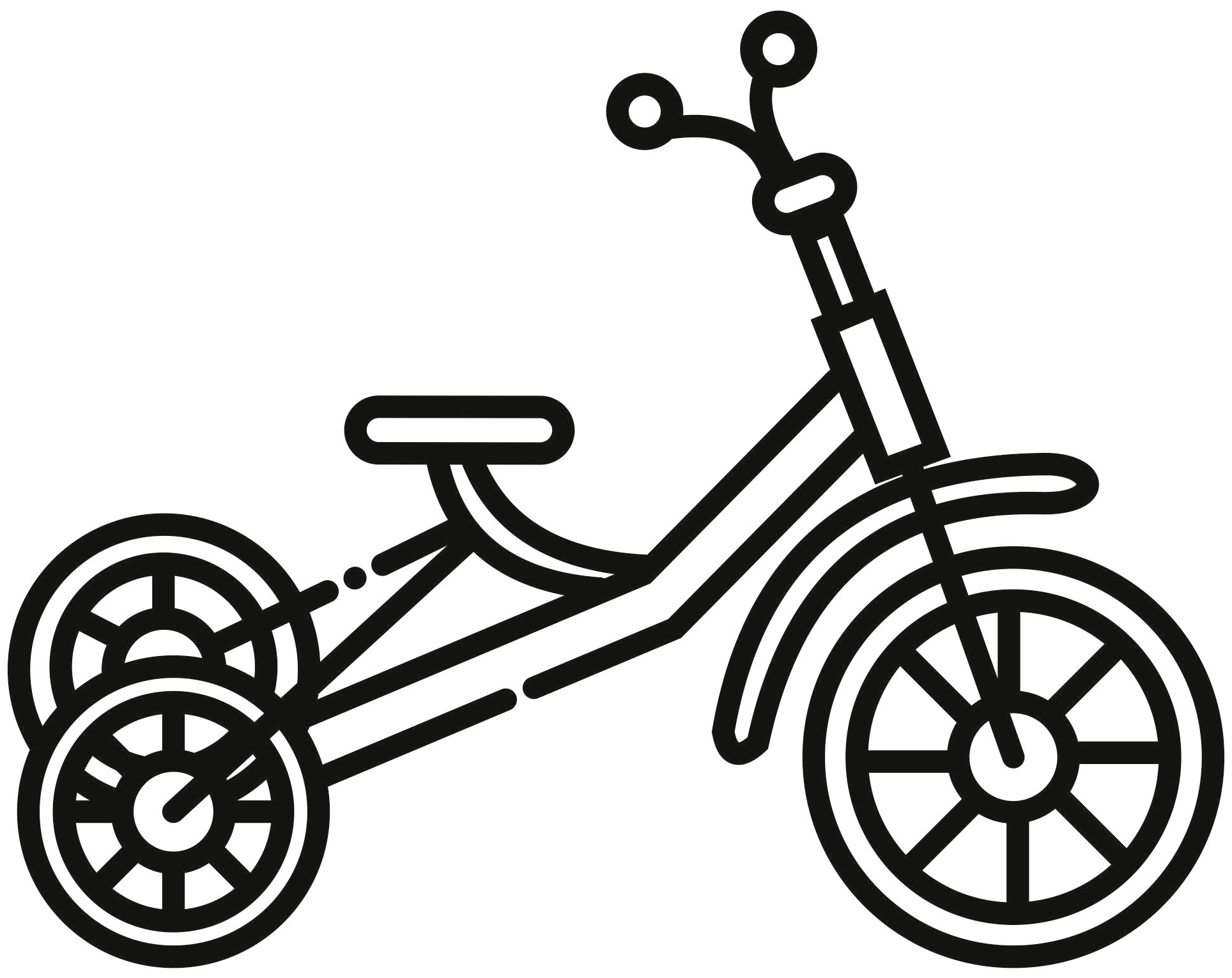 Desenho de Bicicletas para imprimir