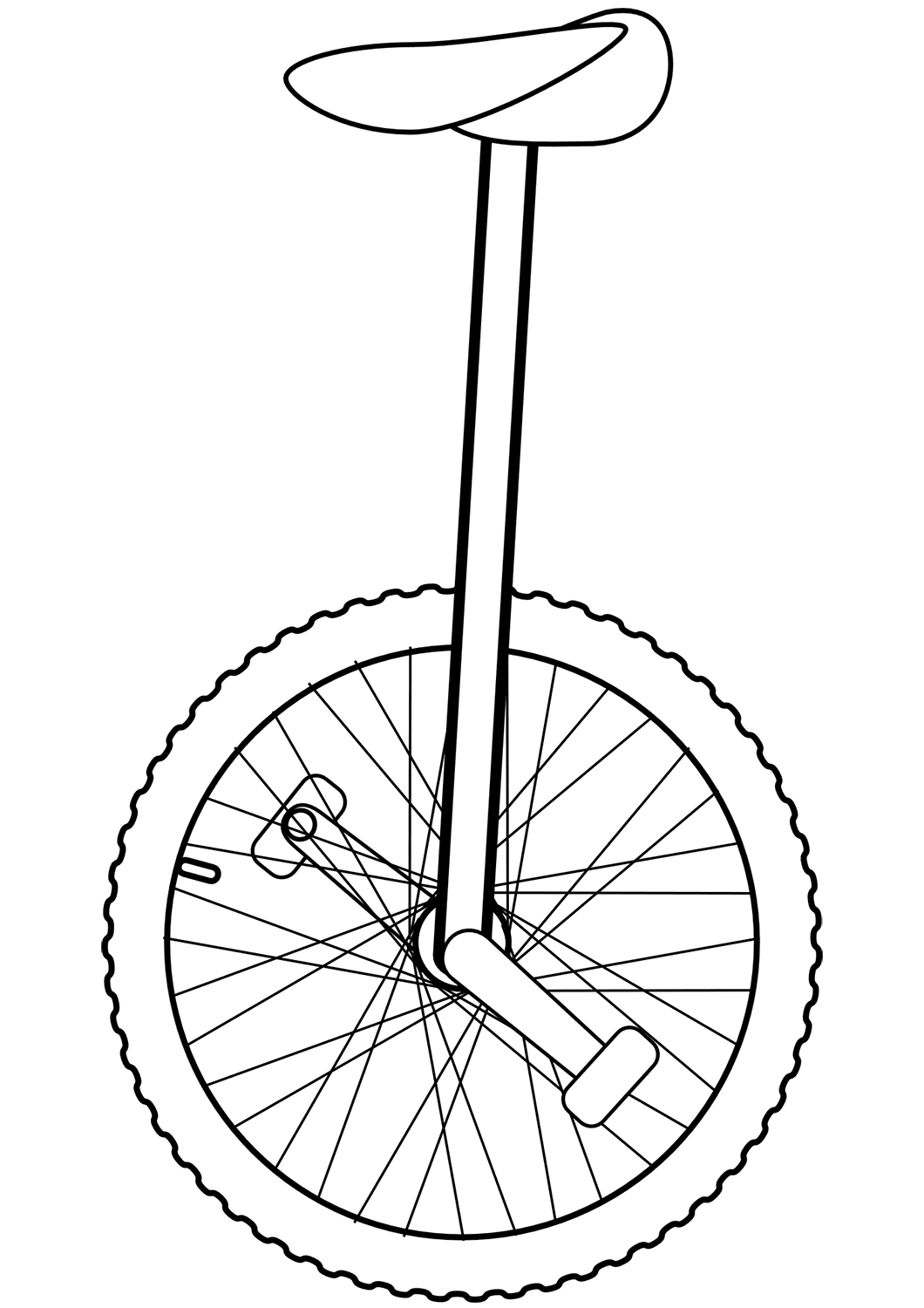 Desenho de Bicicletas para imprimir