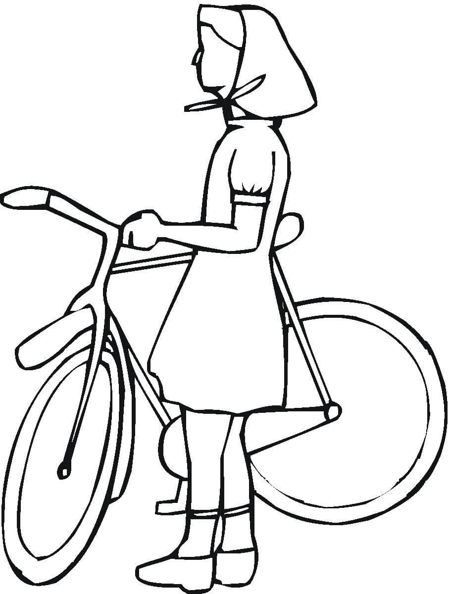 Desenho de Bicicletas para imprimir