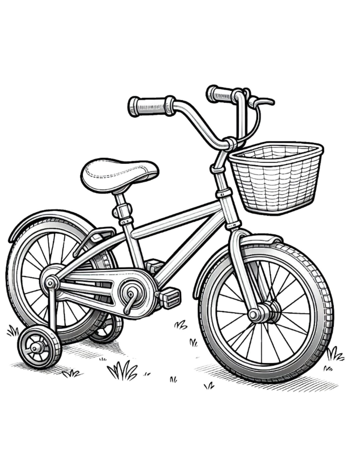 Desenho de Bicicletas para imprimir