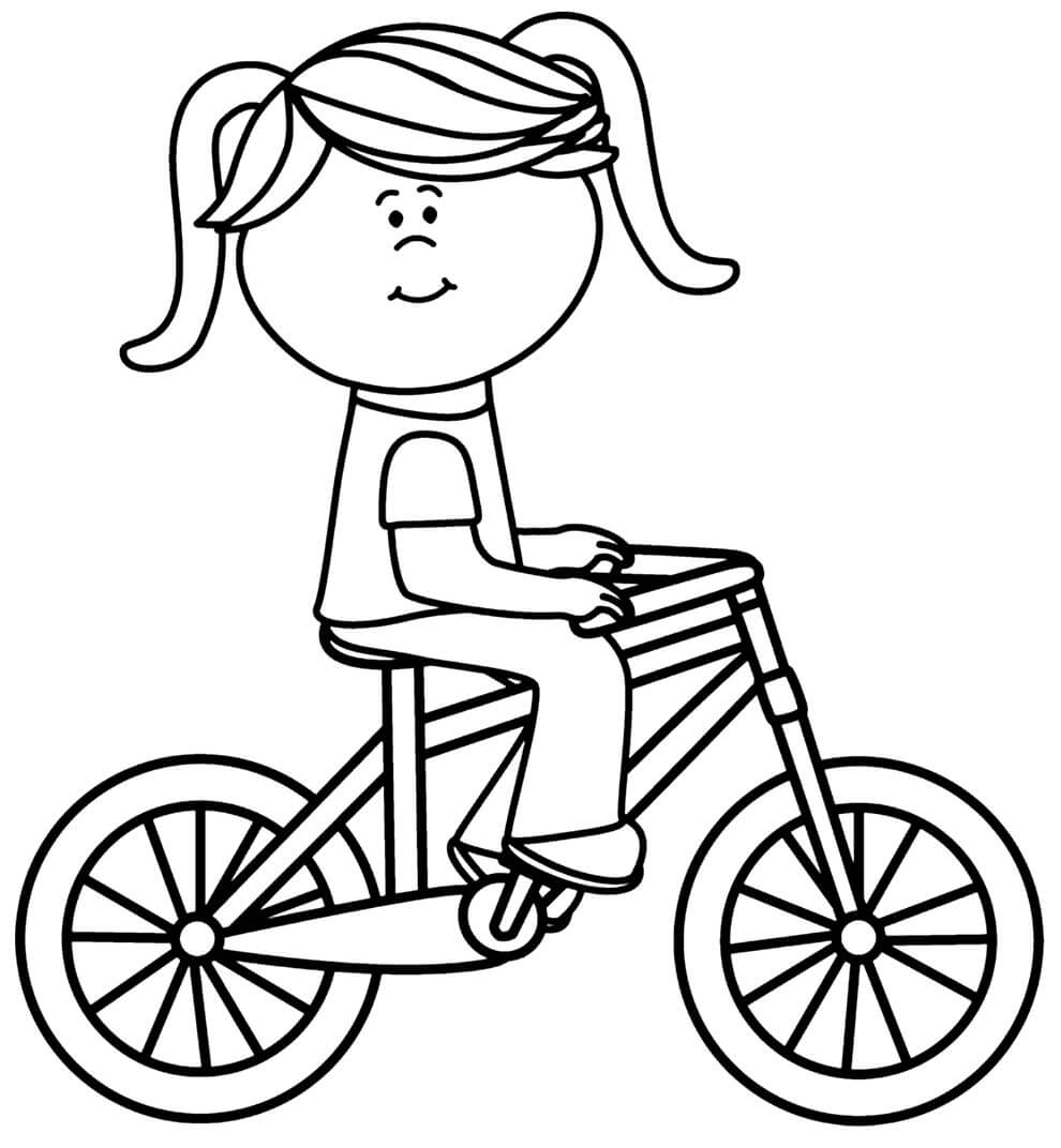 Desenho de Bicicletas para imprimir