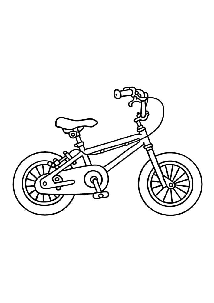 Desenho de Bicicletas para imprimir