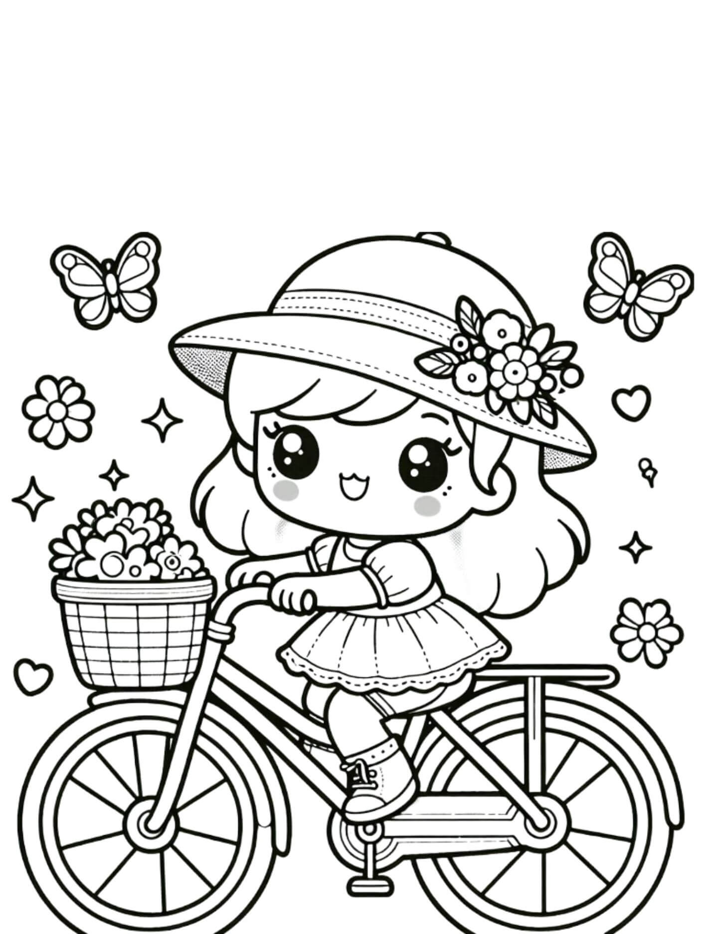 Desenho de Bicicletas para imprimir