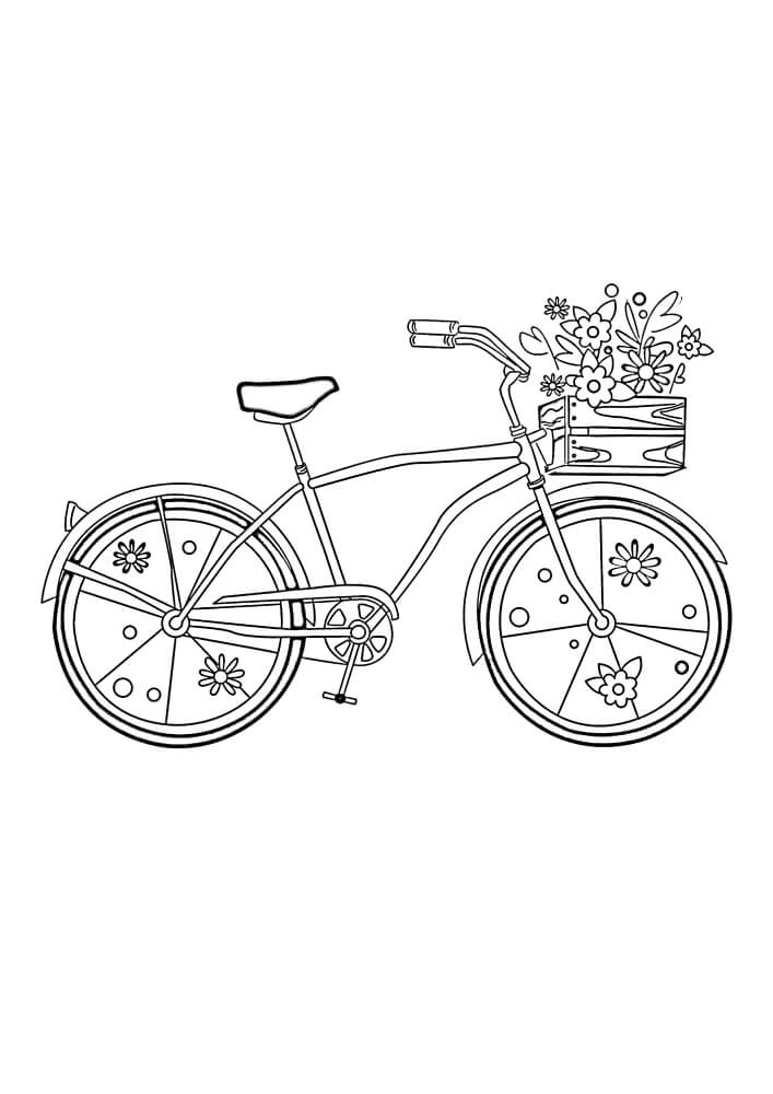 Desenho de Bicicletas para imprimir