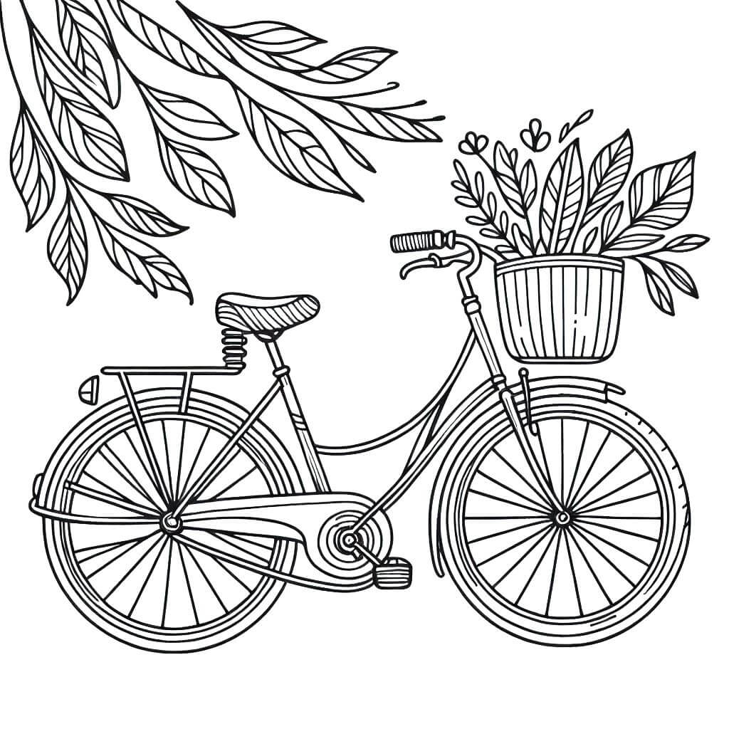 Desenho de Bicicletas para imprimir