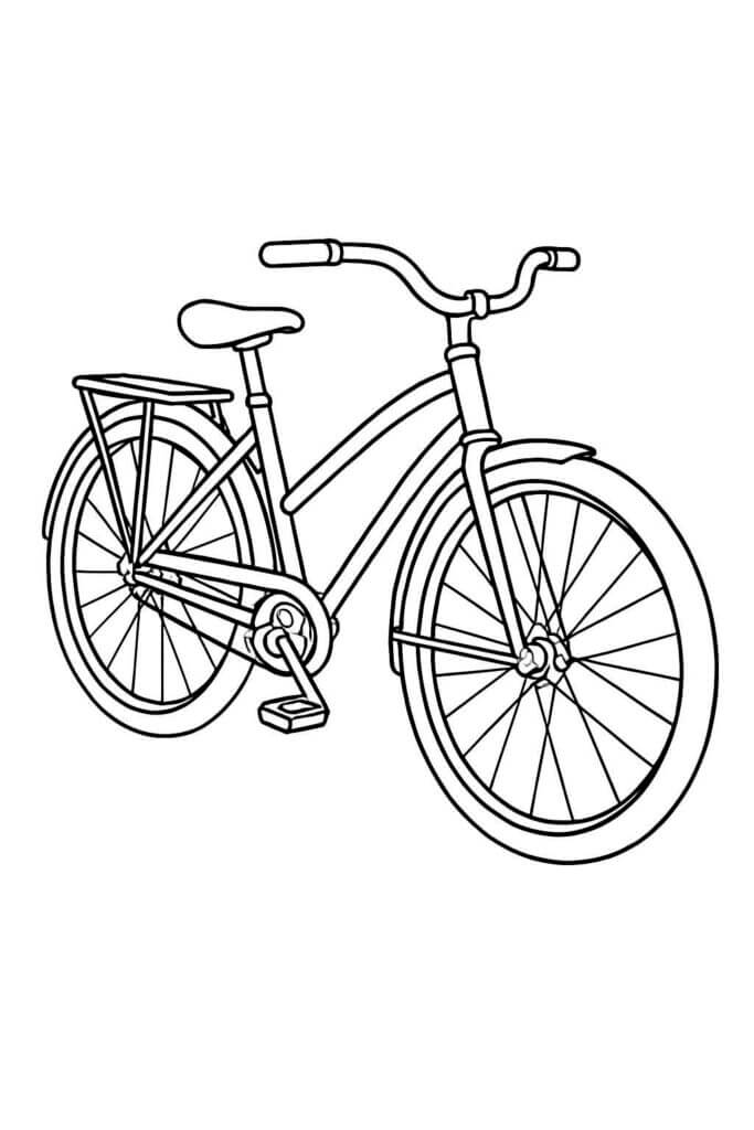 Desenho de Bicicletas para imprimir