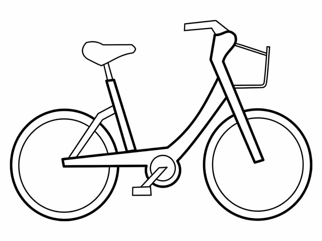 Desenho de Bicicletas para imprimir
