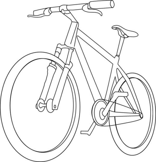 Desenho de Bicicletas para imprimir