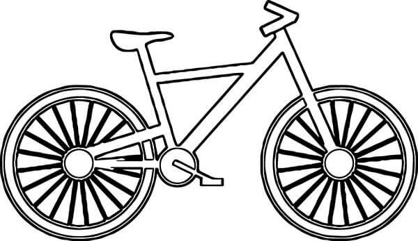 Desenho de Bicicletas para imprimir