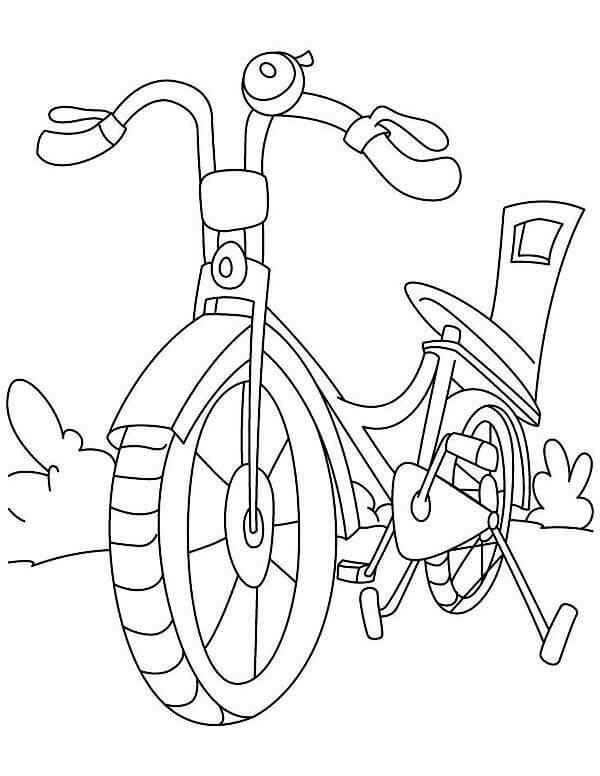 Desenho de Bicicletas para imprimir