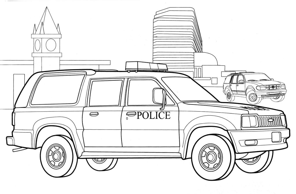 Desenho de Carros para imprimir