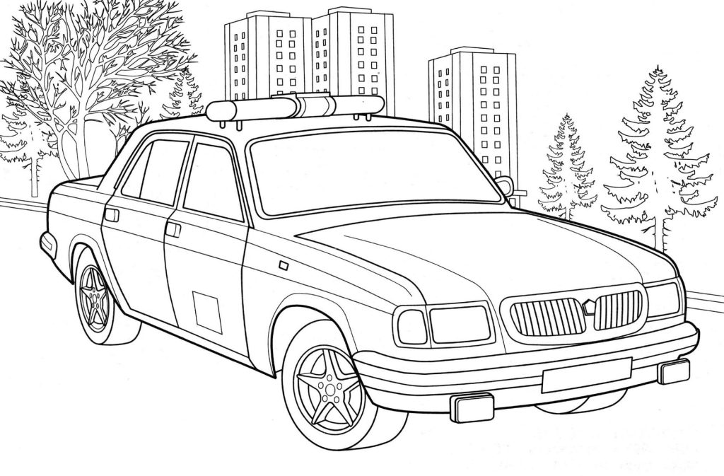 Desenho de Carros para imprimir