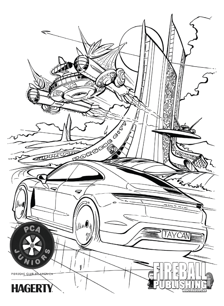 Desenho de Carros para imprimir