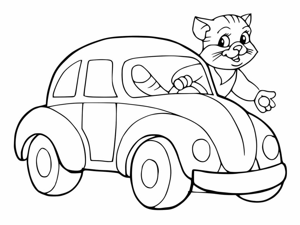 Desenho de Carros para imprimir