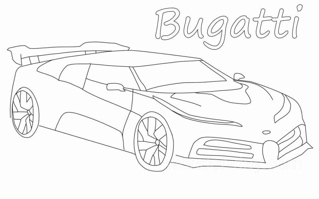 Desenho de Carros para imprimir
